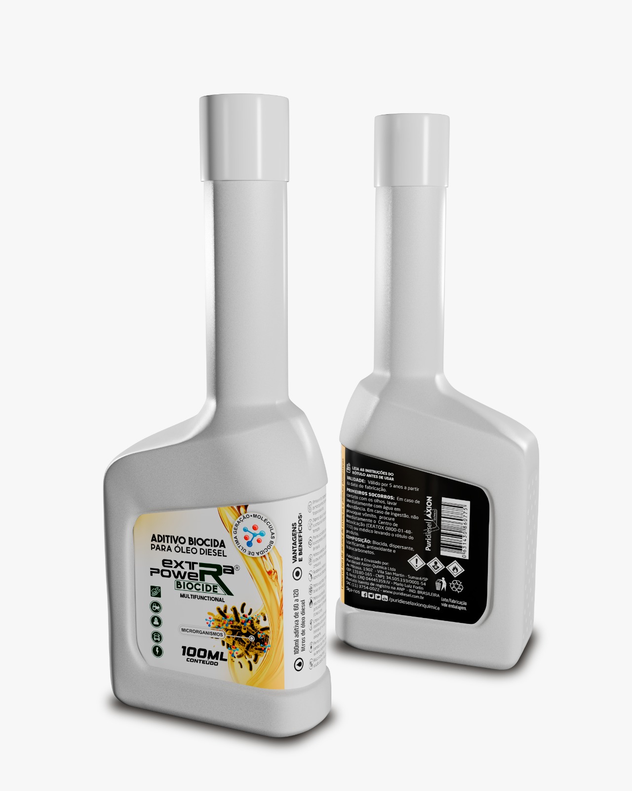 Aditivo Biocida Para Óleo Diesel Extra Power 100 Ml